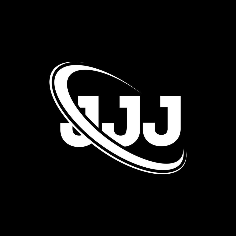 jjj logotyp. jjj brev. jjj bokstavslogotypdesign. initialer jjj logotyp länkad med cirkel och versaler monogram logotyp. jjj typografi för teknik, företag och fastighetsmärke. vektor