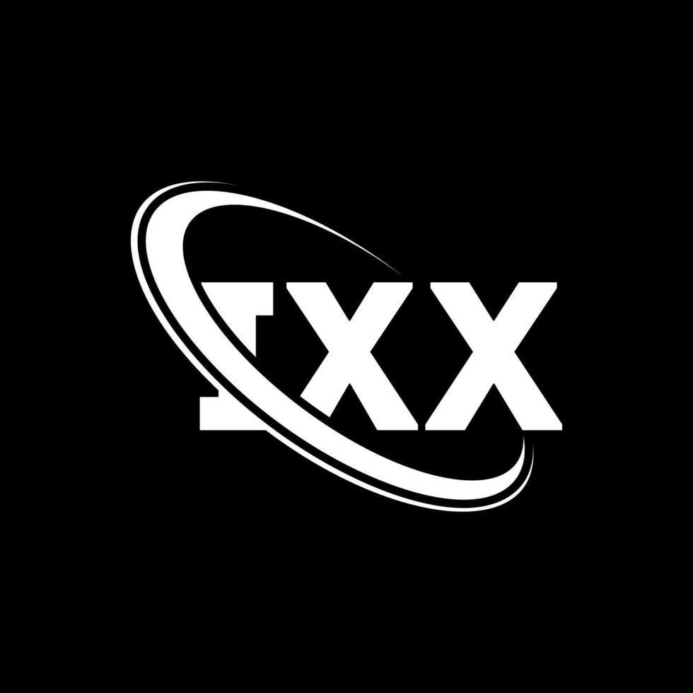 ixx logotyp. ixx brev. ixx bokstavslogotypdesign. initialer ixx logotyp länkad med cirkel och versaler monogram logotyp. ixx typografi för teknik, företag och fastighetsmärke. vektor