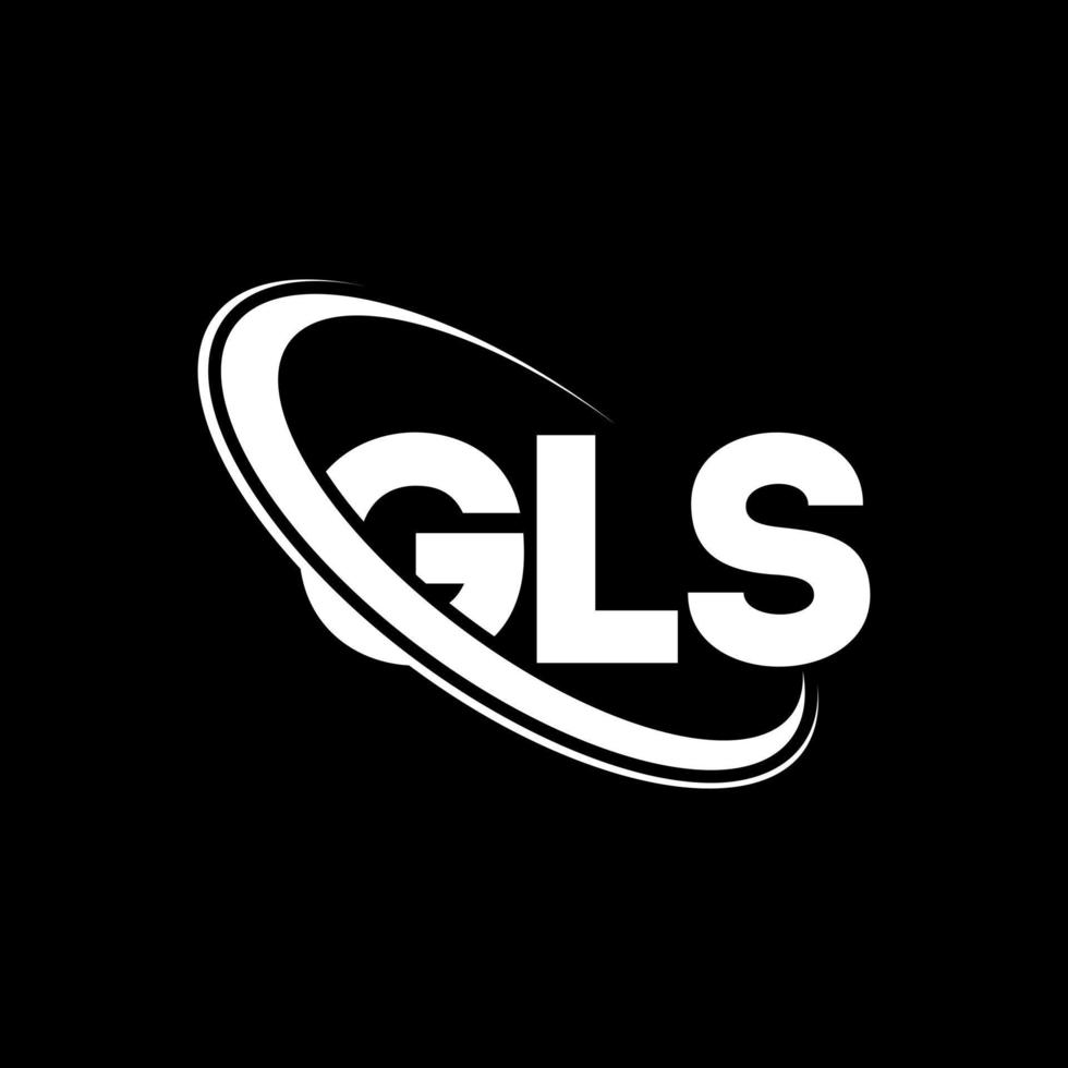 gls logotyp. gls brev. gls brev logotyp design. initialer gls logotyp länkad med cirkel och versaler monogram logotyp. gls typografi för teknik, företag och fastighetsmärke. vektor