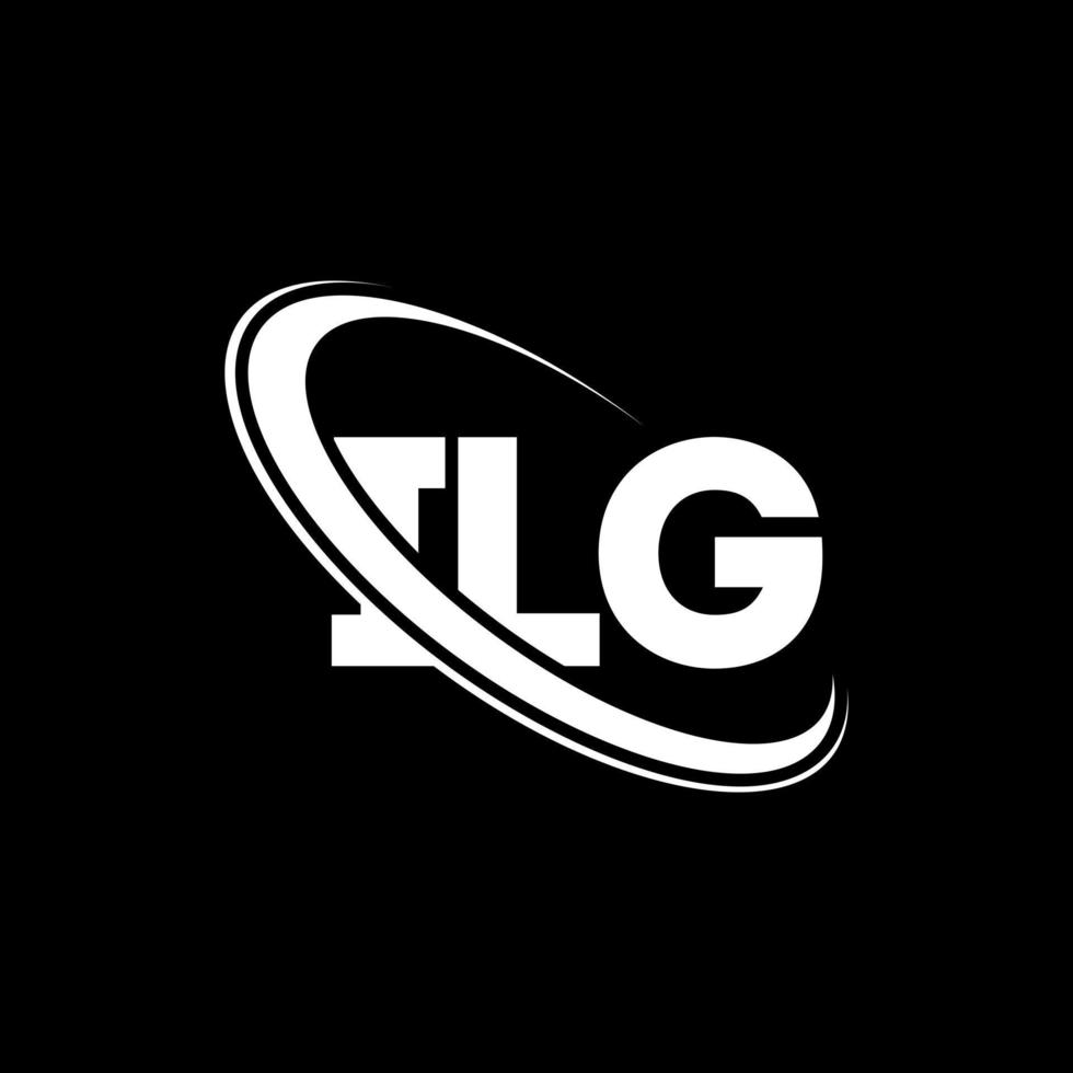 ilg logotyp. ilg brev. ilg brev logotyp design. initialer ilg logotyp länkad med cirkel och versaler monogram logotyp. ilg typografi för teknik, företag och fastighetsmärke. vektor