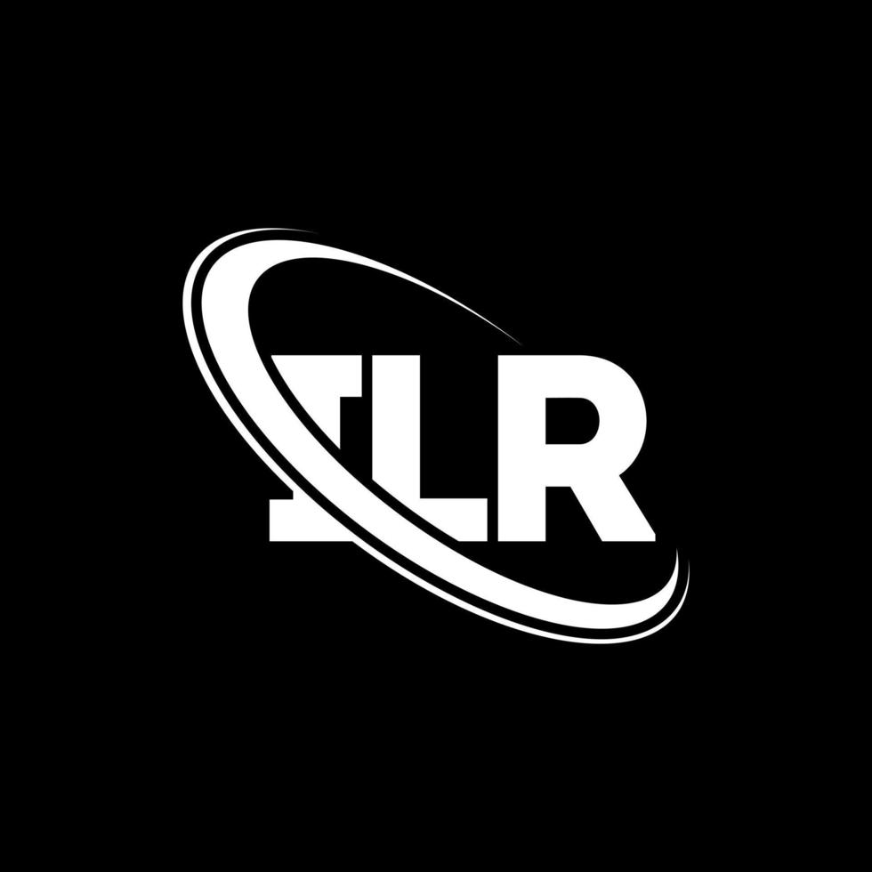 ilr-Logo. ilr Brief. ilr-Buchstaben-Logo-Design. Initialen ilr-Logo verbunden mit Kreis und Monogramm-Logo in Großbuchstaben. Ilr-Typografie für Technologie-, Geschäfts- und Immobilienmarke. vektor