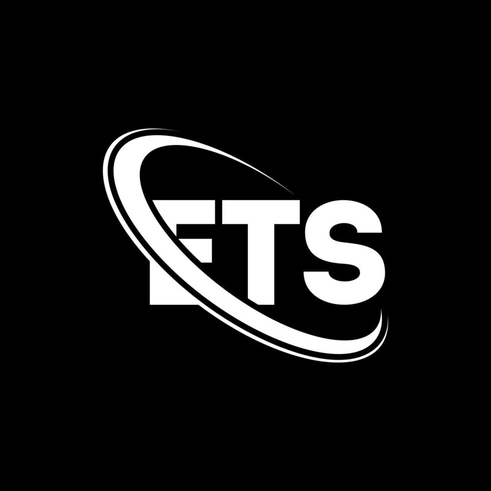 ets logotyp. ets brev. ets brev logotyp design. initialer ets logotyp länkad med cirkel och versaler monogram logotyp. ets typografi för teknik, affärs- och fastighetsmärke. vektor