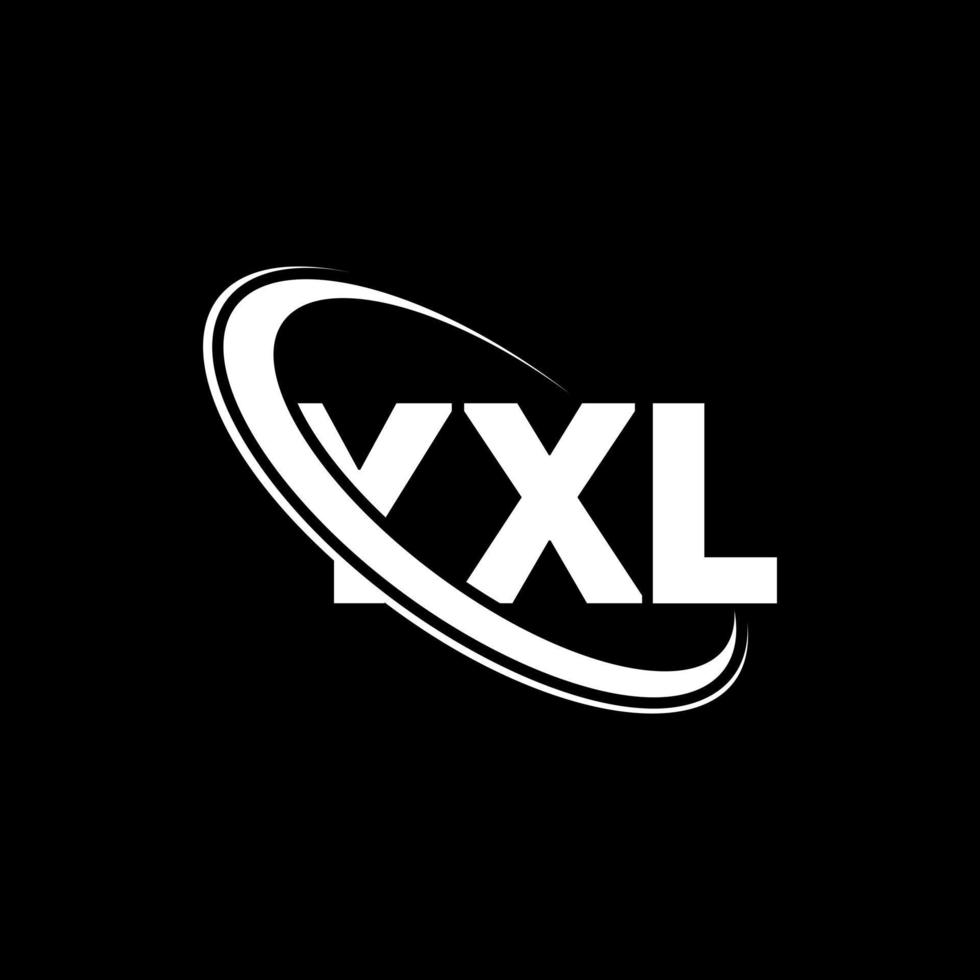 yxl-Logo. yxl-Buchstabe. yxl-Buchstaben-Logo-Design. Initialen yxl-Logo verbunden mit Kreis und Monogramm-Logo in Großbuchstaben. yxl-typografie für technologie-, geschäfts- und immobilienmarke. vektor