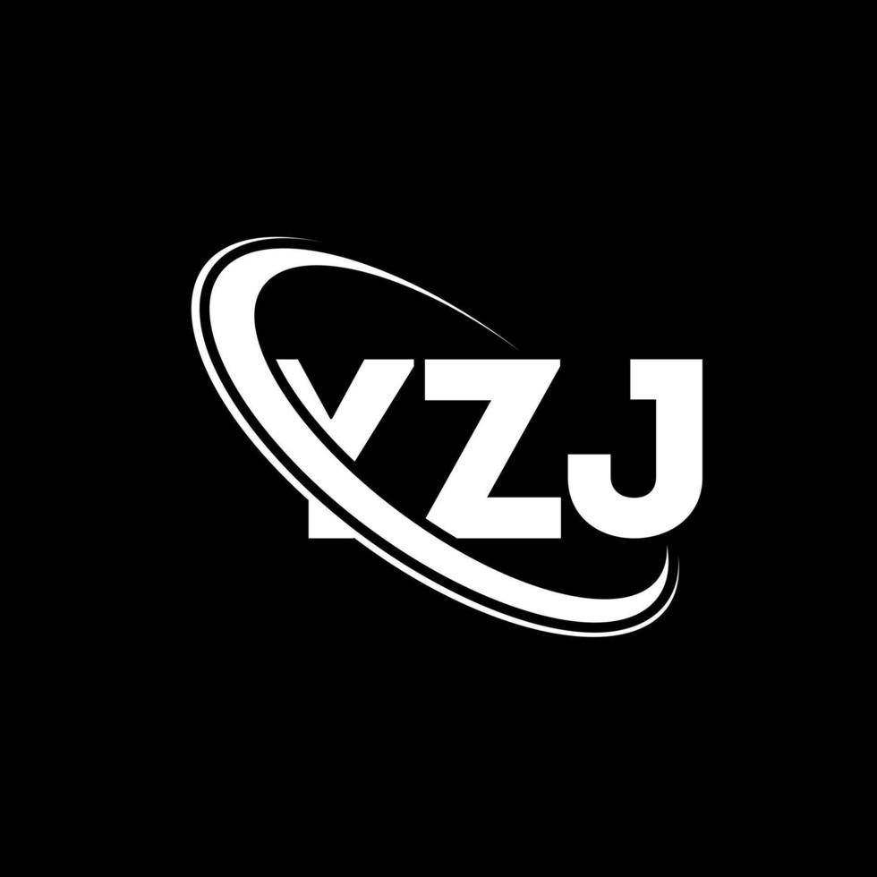 yzj logotyp. yzj bokstav. yzj bokstavslogotypdesign. initialer yzj logotyp länkad med cirkel och versaler monogram logotyp. yzj typografi för teknik, affärs- och fastighetsmärke. vektor