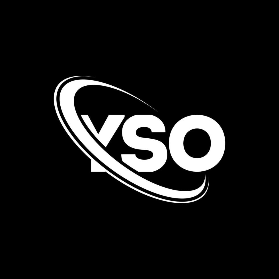 yso logotyp. yso bokstav. yso bokstavslogotypdesign. initialer yso logotyp länkad med cirkel och versaler monogram logotyp. yso typografi för teknik, företag och fastighetsmärke. vektor