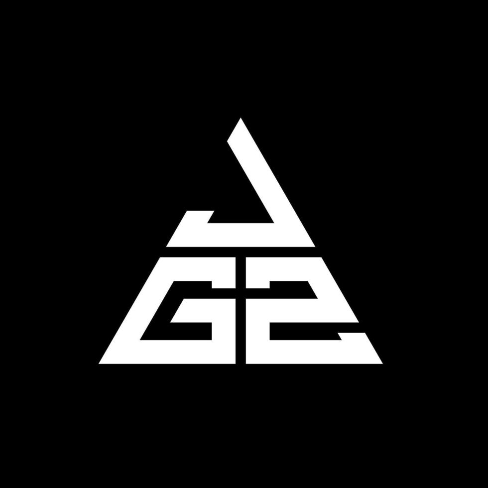 jgz Dreiecksbuchstaben-Logo-Design mit Dreiecksform. Jgz-Dreieck-Logo-Design-Monogramm. Jgz-Dreieck-Vektor-Logo-Vorlage mit roter Farbe. jgz dreieckiges Logo einfaches, elegantes und luxuriöses Logo. vektor