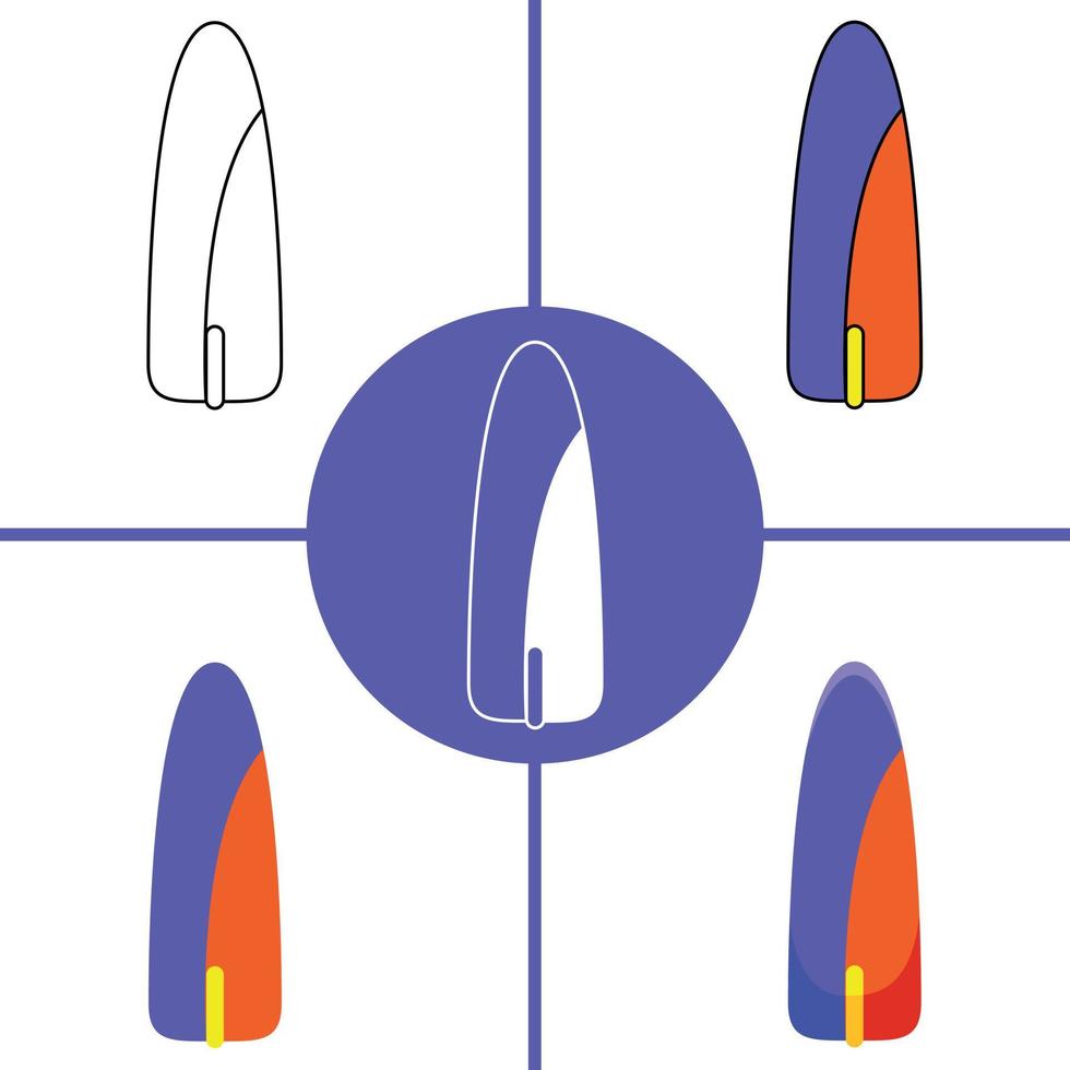 semester element vektor konst illustration