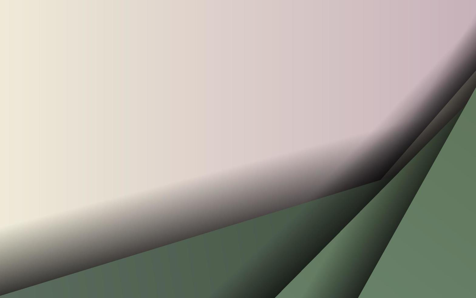 abstrakt överlappande lager papercut grön färg bakgrund vektor