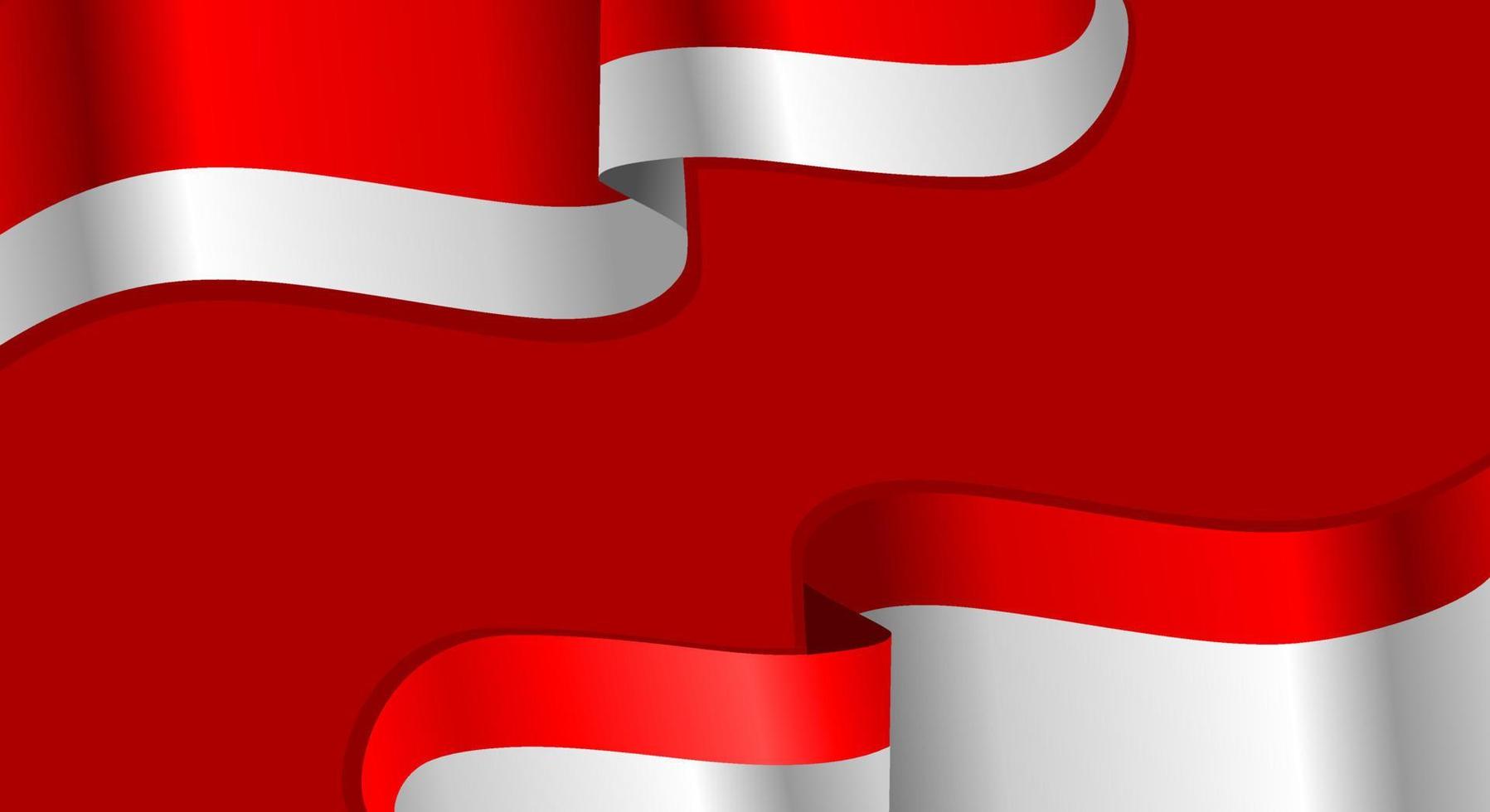 flag hintergrund indonesien unabhängigkeitstag vektor