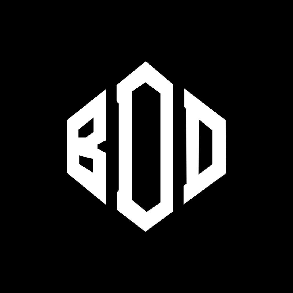 bdd-Brief-Logo-Design mit Polygonform. Bdd-Polygon- und Würfelform-Logo-Design. Bdd Sechseck-Vektor-Logo-Vorlage in weißen und schwarzen Farben. bdd-monogramm, geschäfts- und immobilienlogo. vektor