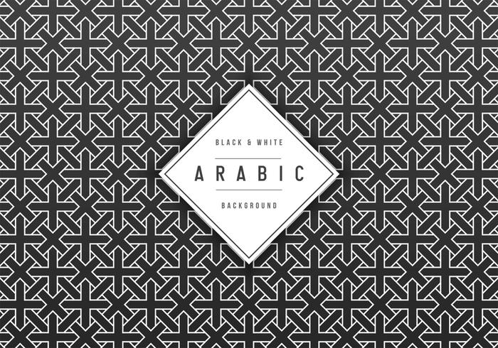 Gratis Geometrisk Arabisk Vektor Bakgrund