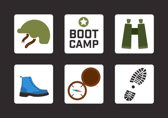 Boot Camp Vektor Elemente