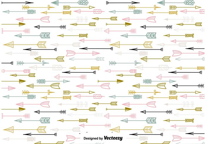 Native American Arrows Muster vektor