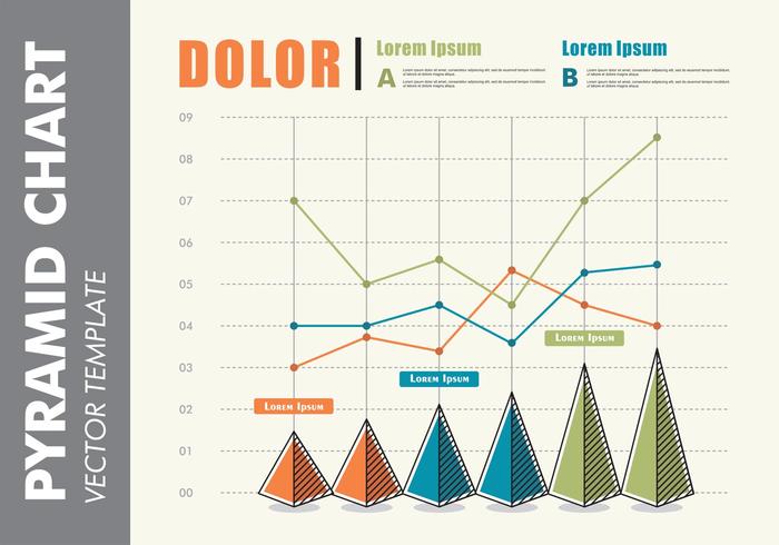 Pyramid Diagram Presentation Vector Free