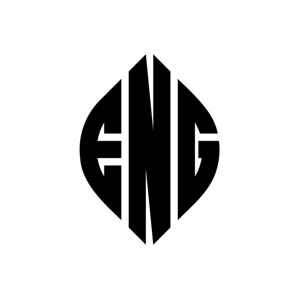 EMG-Kreisbuchstaben-Logo-Design mit Kreis- und Ellipsenform. emg Ellipsenbuchstaben mit typografischem Stil. Die drei Initialen bilden ein Kreislogo. Emg-Kreis-Emblem abstrakter Monogramm-Buchstaben-Markierungsvektor. vektor