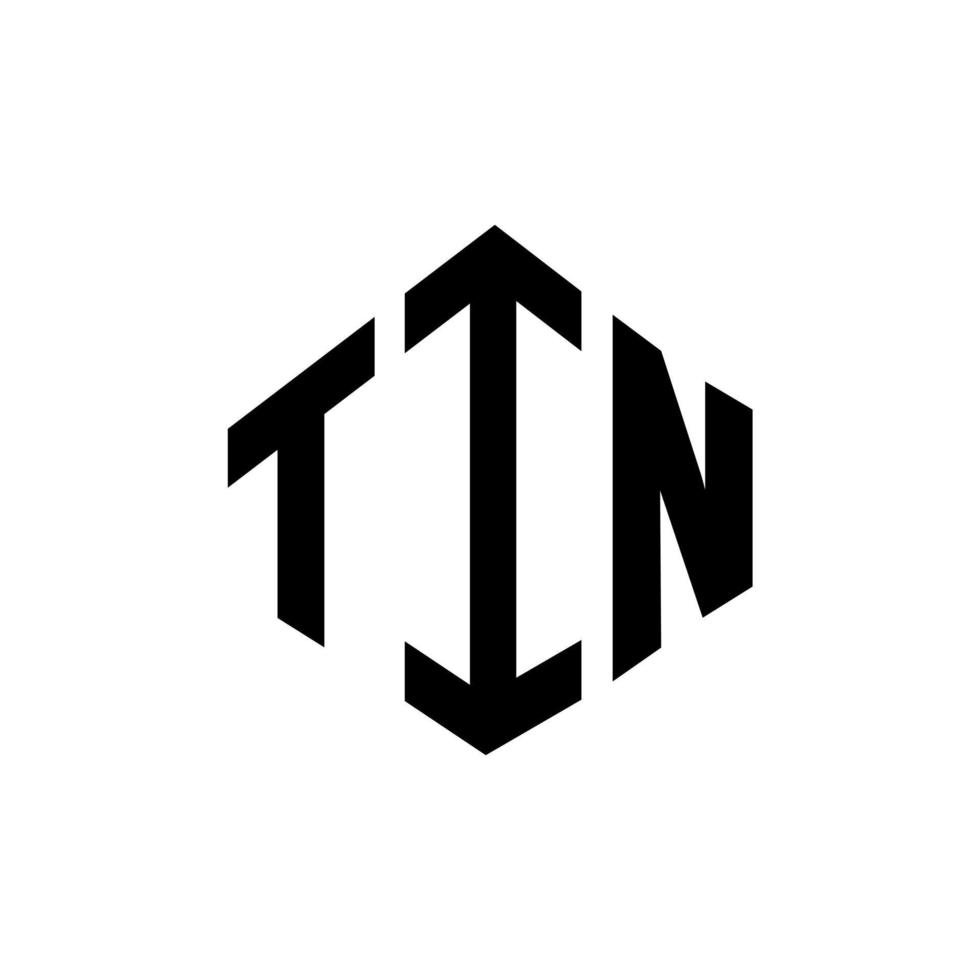 Zinn-Buchstaben-Logo-Design mit Polygonform. Zinn-Polygon- und Würfelform-Logo-Design. Zinn-Sechseck-Vektor-Logo-Vorlage in weißen und schwarzen Farben. zinnmonogramm, geschäfts- und immobilienlogo. vektor