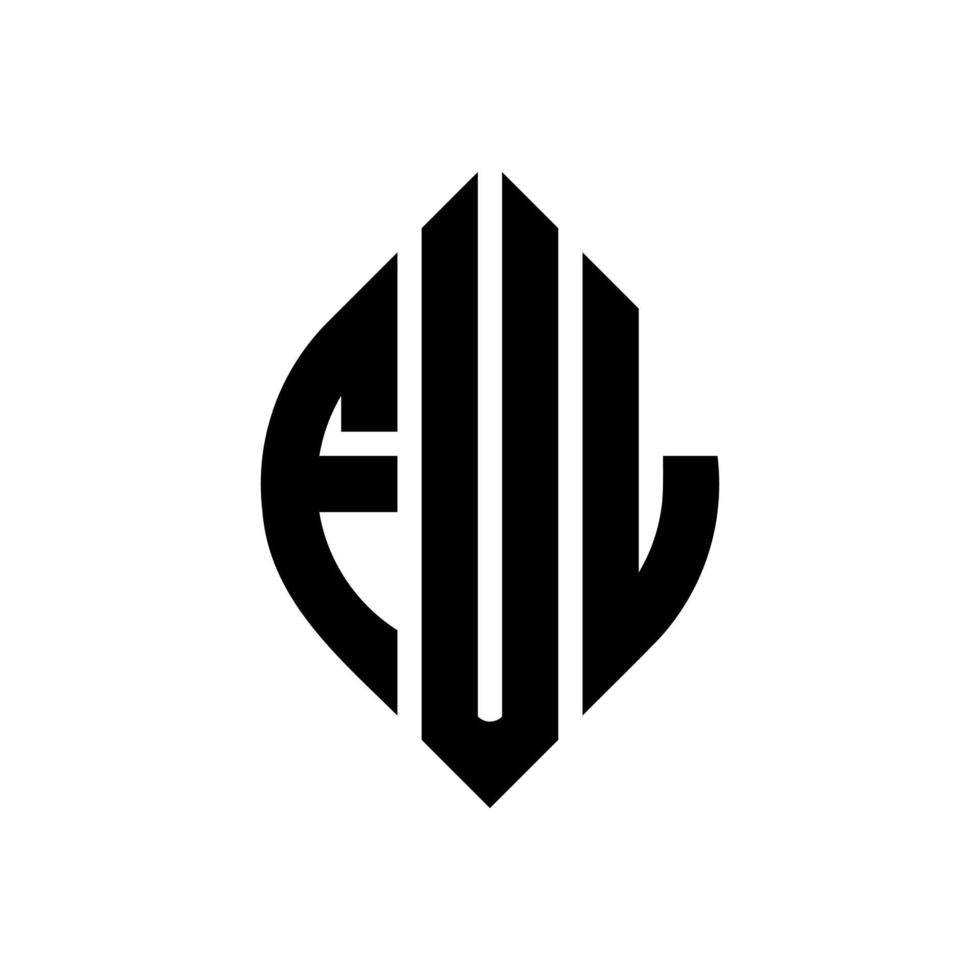 Vollkreis-Buchstaben-Logo-Design mit Kreis- und Ellipsenform. volle ellipsenbuchstaben mit typografischem stil. Die drei Initialen bilden ein Kreislogo. Vollkreis-Emblem abstrakter Monogramm-Buchstaben-Markenvektor. vektor