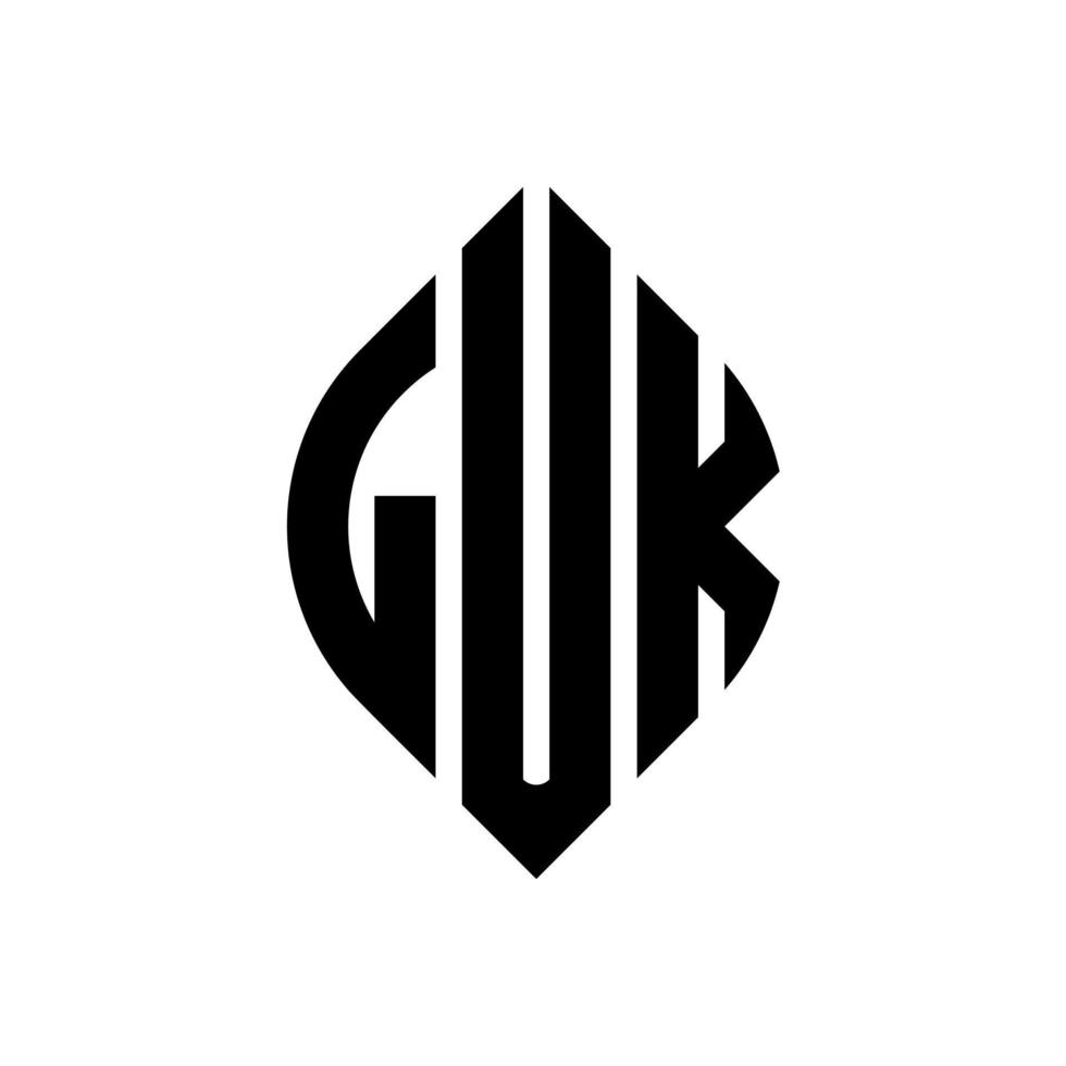 luk cirkelbokstavslogotypdesign med cirkel och ellipsform. luk ellipsbokstäver med typografisk stil. de tre initialerna bildar en cirkellogotyp. luk cirkel emblem abstrakt monogram brev märke vektor. vektor