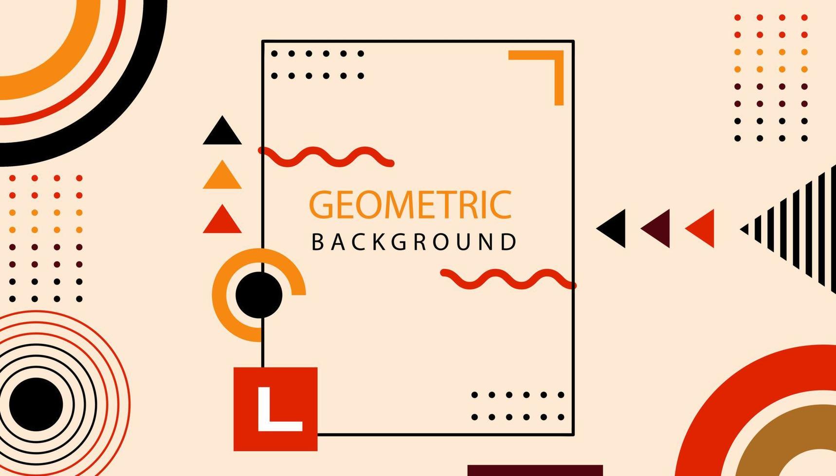 geometrischer abstrakter Hintergrund vektor