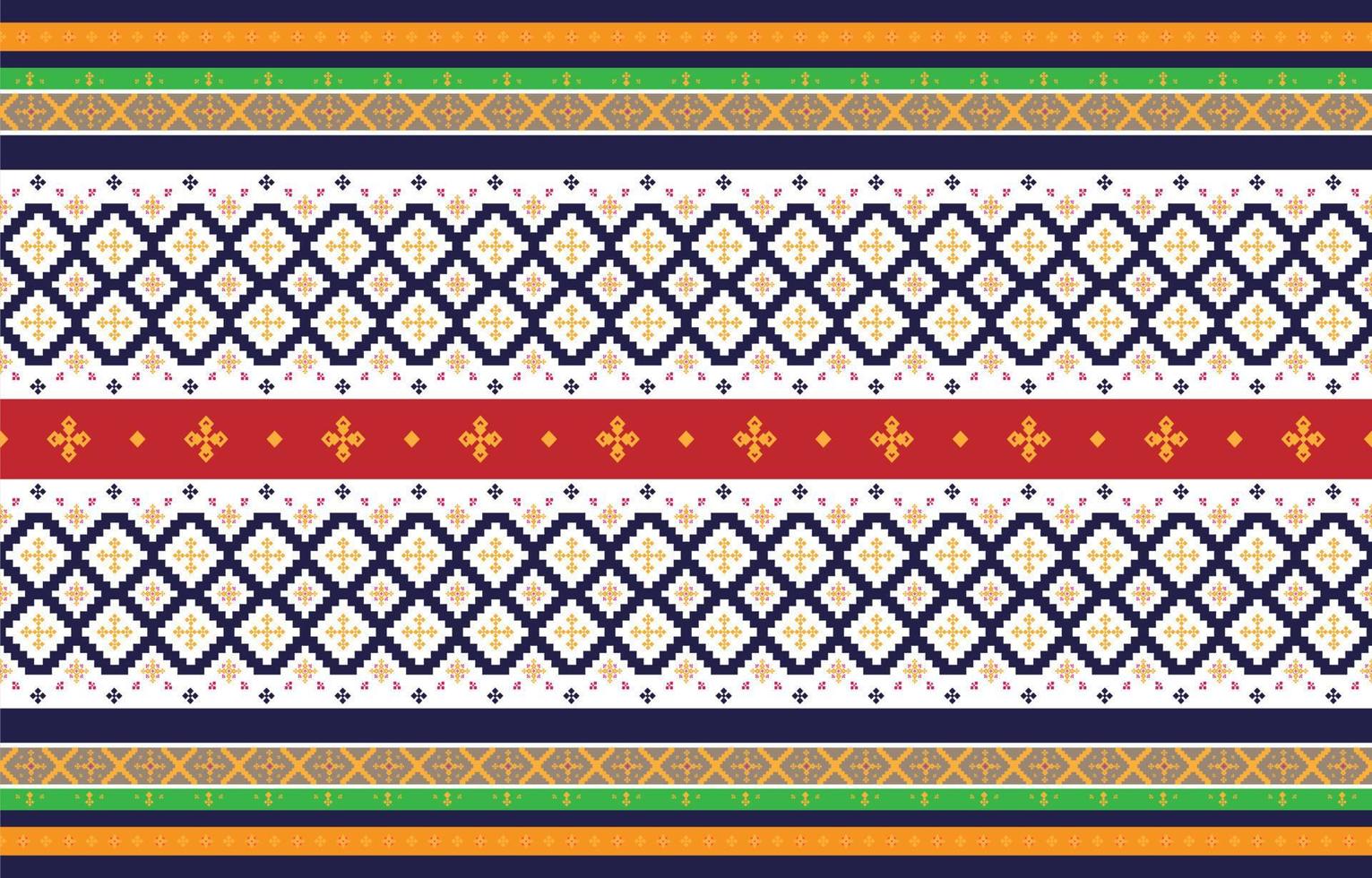 abstrakte geometrische und tribale Muster, Gebrauchsdesign lokale Stoffmuster, von indigenen Stämmen inspiriertes Design. geometrische Vektorillustration vektor