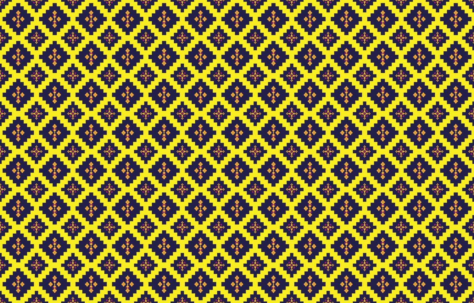 abstrakte geometrische und tribale Muster, Gebrauchsdesign lokale Stoffmuster, von indigenen Stämmen inspiriertes Design. geometrische Vektorillustration vektor