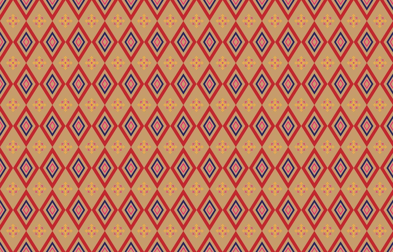 abstrakte geometrische und tribale Muster, Gebrauchsdesign lokale Stoffmuster, von indigenen Stämmen inspiriertes Design. geometrische Vektorillustration vektor