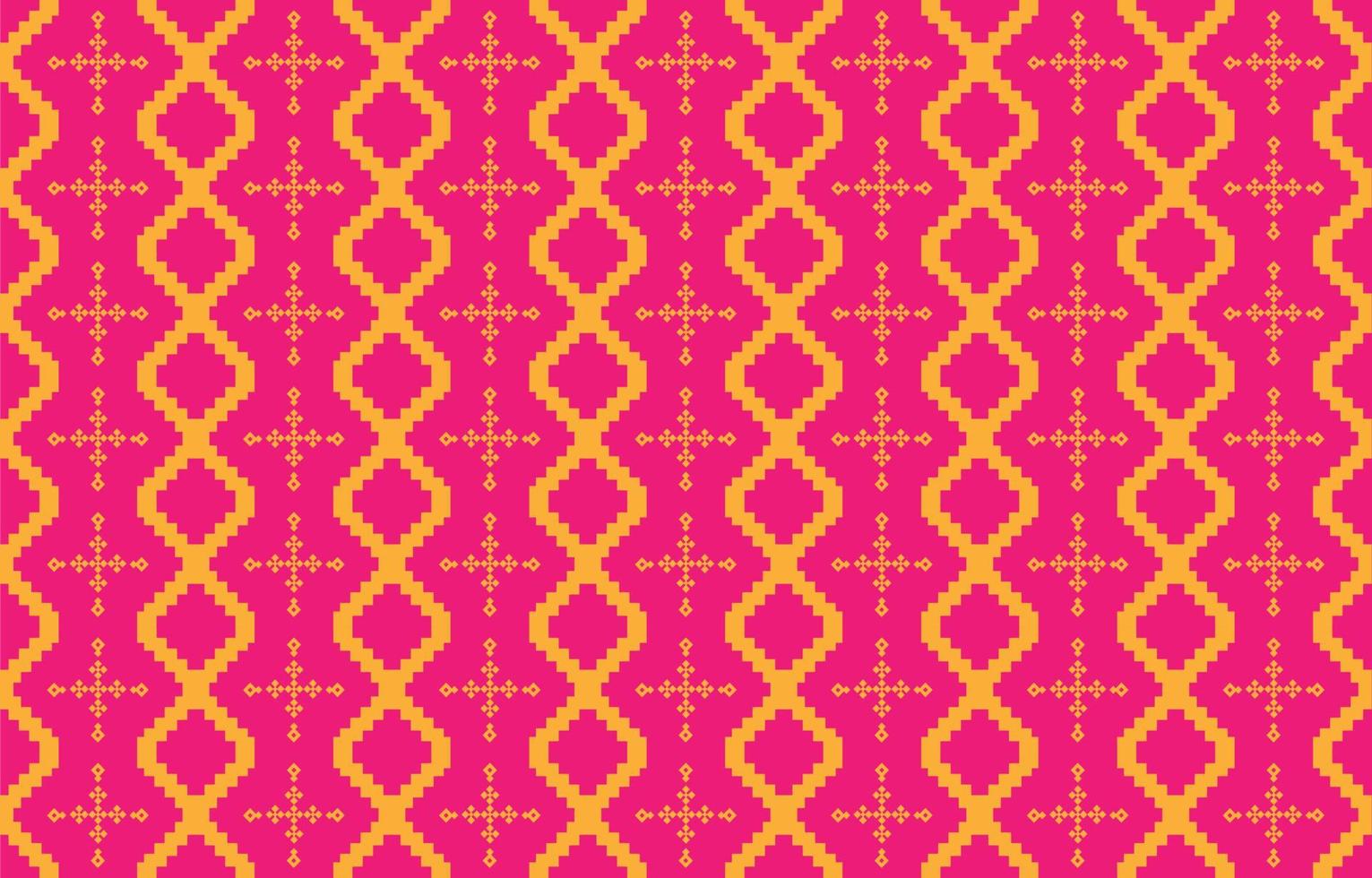 abstrakte geometrische und tribale Muster, Gebrauchsdesign lokale Stoffmuster, von indigenen Stämmen inspiriertes Design. geometrische Vektorillustration vektor