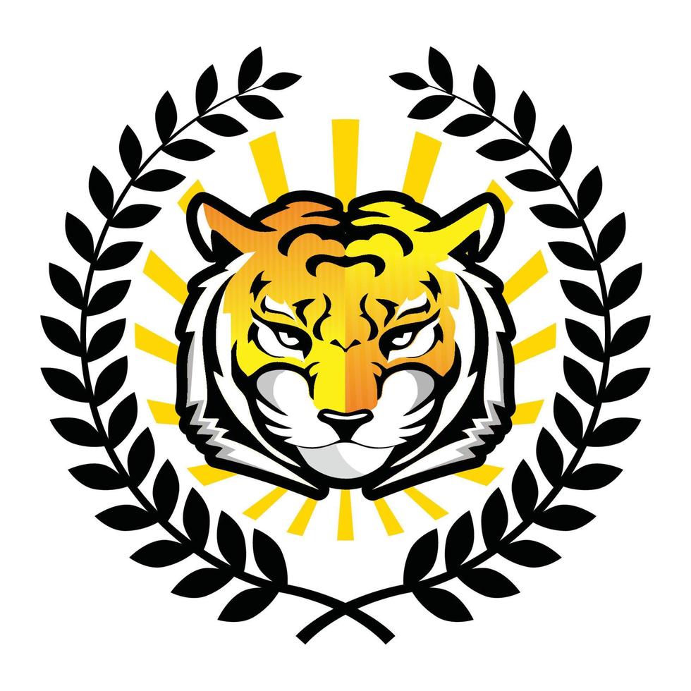 tigerversity maskot logotyp vektor