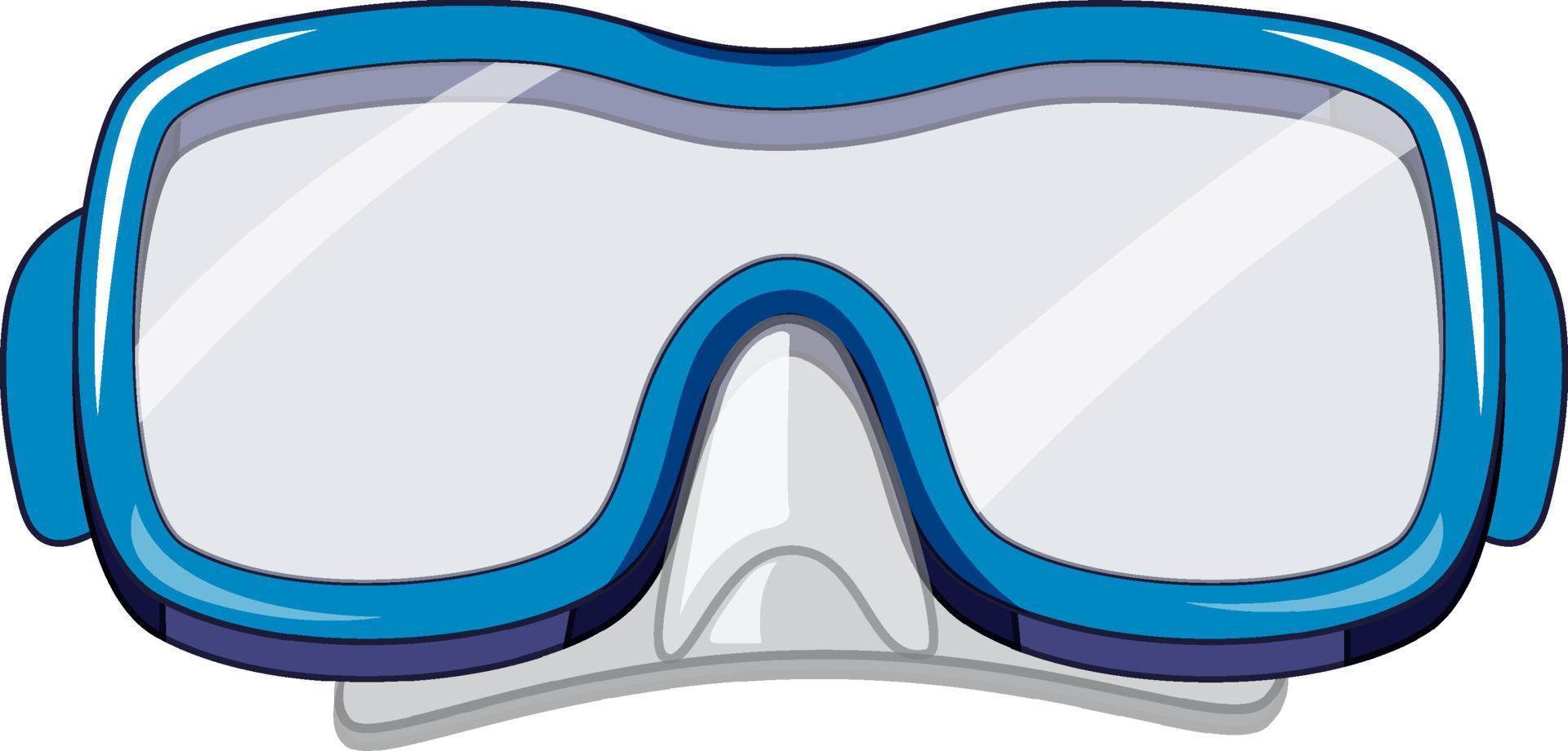 isolierte Schutzbrille auf weißem Hintergrund vektor