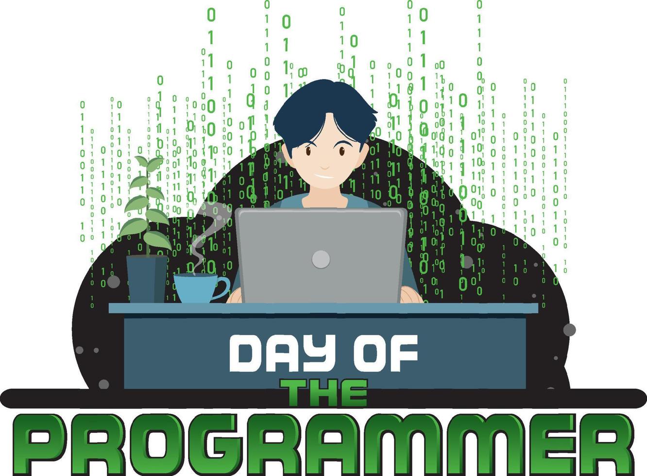 programmerares dag banner design vektor