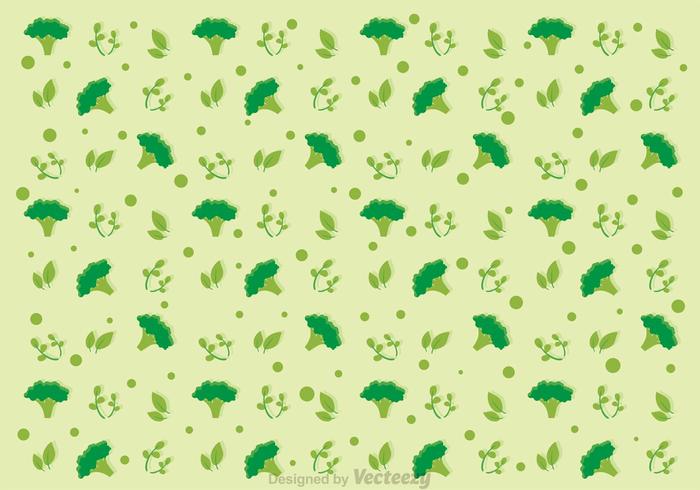 Broccoli Mönster Vector