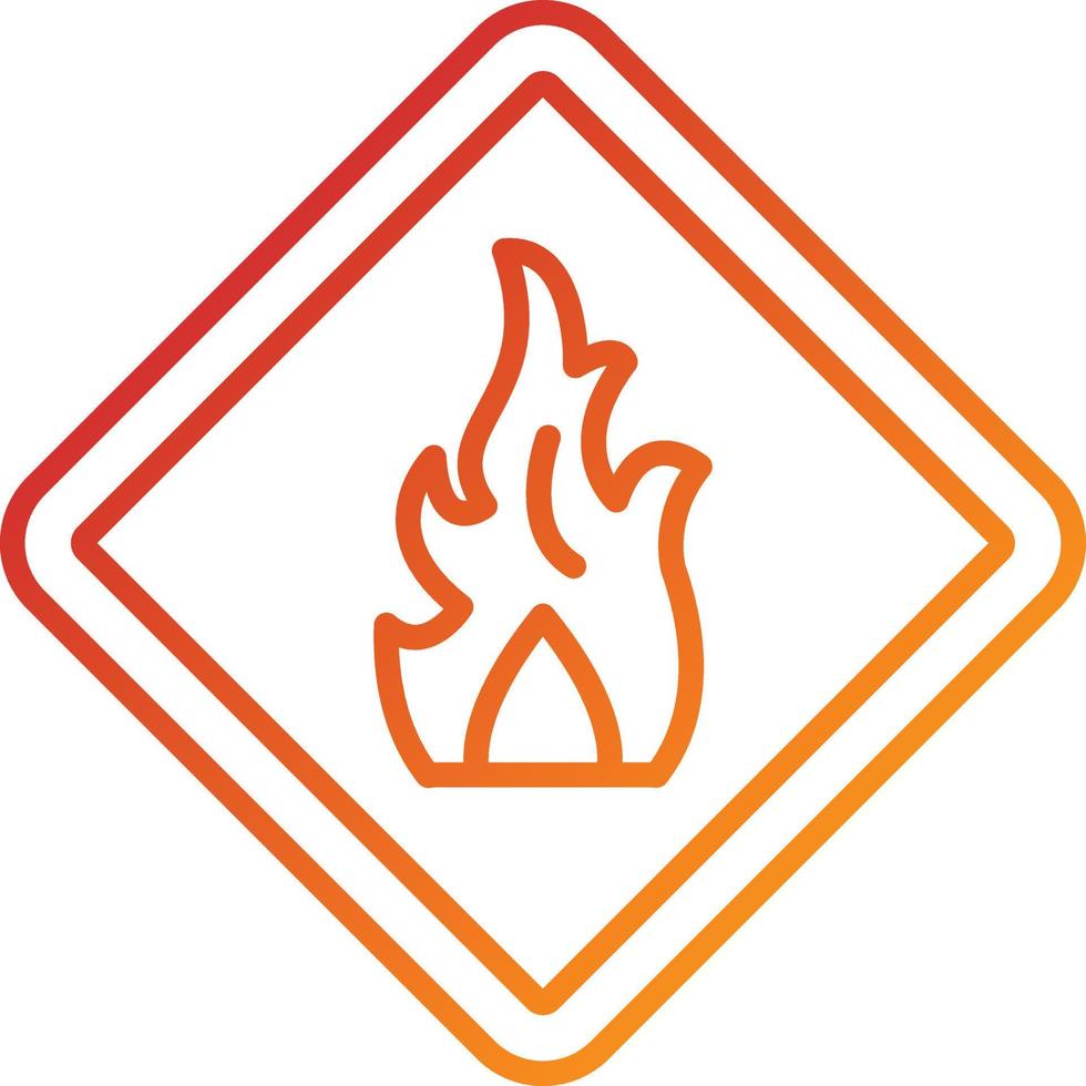 brennbarer Icon-Stil vektor