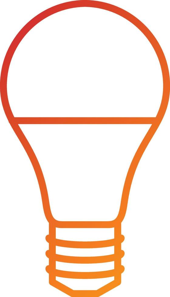 LED-Lampen-Icon-Stil vektor