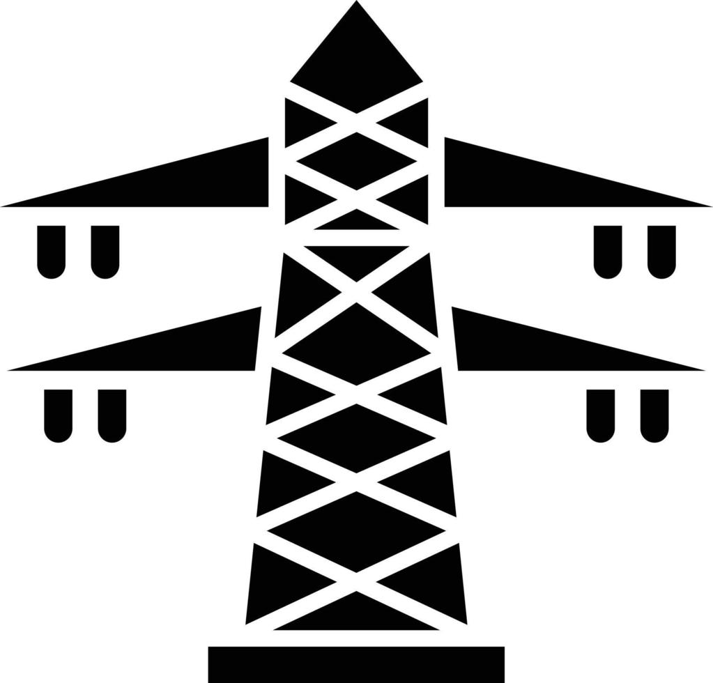 Übertragungsturm-Symbol-Stil vektor