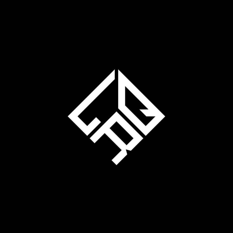 lrq brev logotyp design på svart bakgrund. lrq kreativa initialer brev logotyp koncept. lrq bokstavsdesign. vektor