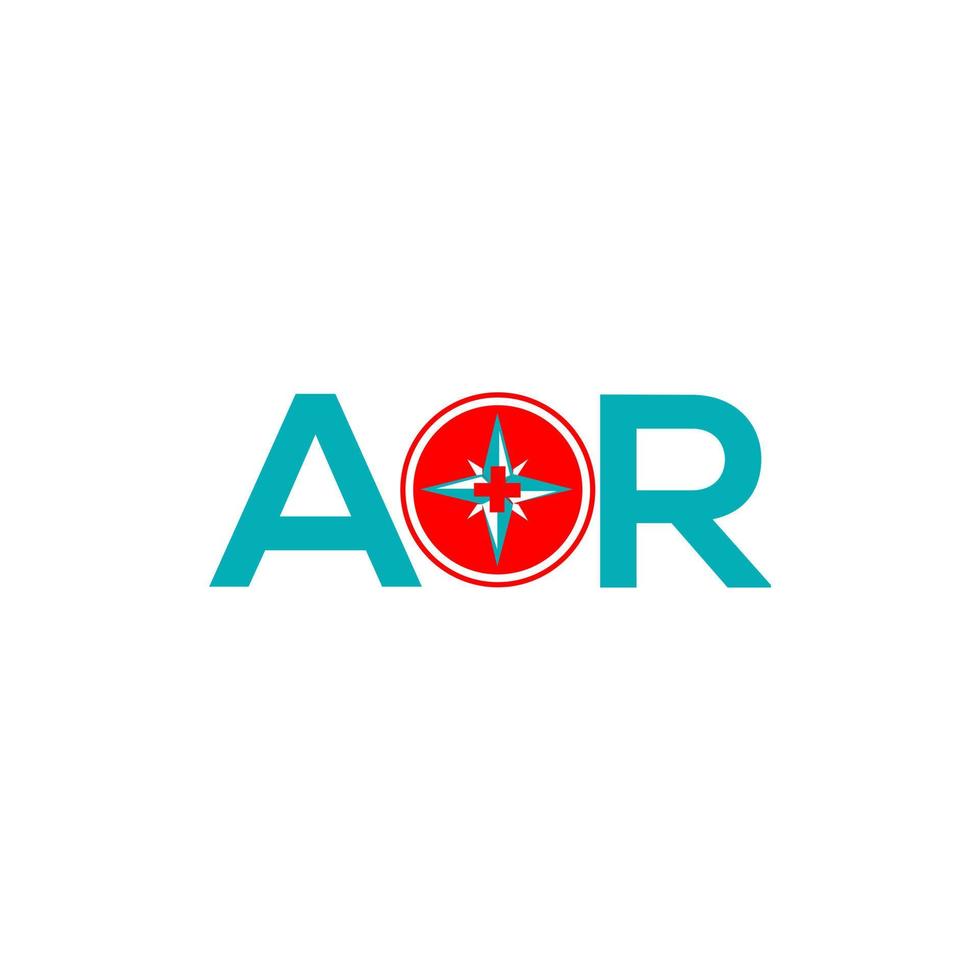 aor-Buchstaben-Logo-Design auf weißem Hintergrund. aor kreatives Initialen-Buchstaben-Logo-Konzept. oder Briefgestaltung. vektor