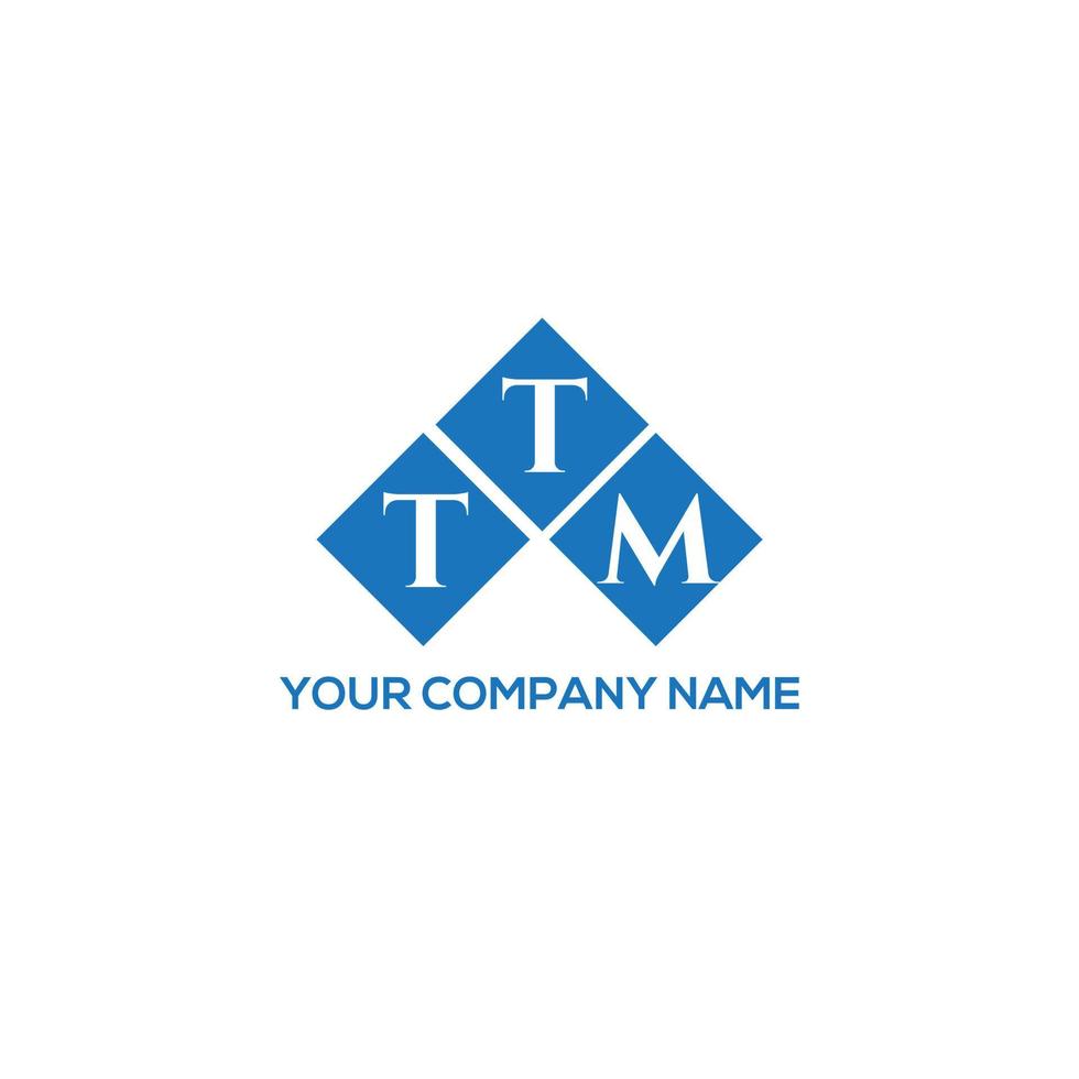ttm-Brief-Logo-Design auf weißem Hintergrund. ttm kreative Initialen schreiben Logo-Konzept. ttm Briefgestaltung. vektor