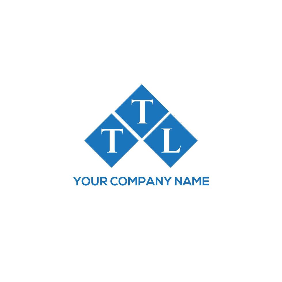 ttl brev logotyp design på vit bakgrund. ttl kreativa initialer brev logotyp koncept. ttl-bokstavsdesign. vektor