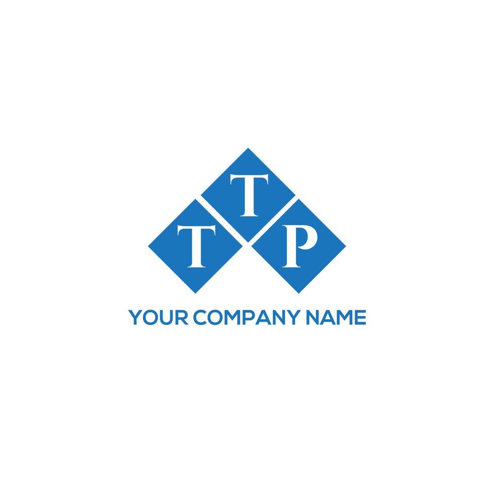 ttp-Brief-Logo-Design auf weißem Hintergrund. ttp kreatives Initialen-Buchstaben-Logo-Konzept. ttp Briefgestaltung. vektor