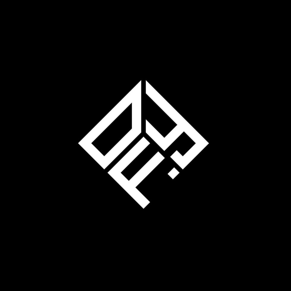 ofy-Buchstaben-Logo-Design auf schwarzem Hintergrund. Ofy kreatives Initialen-Buchstaben-Logo-Konzept. ofy Briefgestaltung. vektor