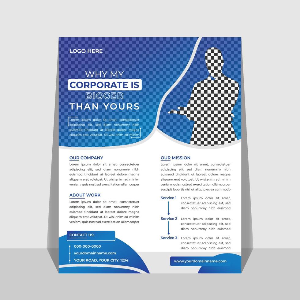 Corporate Business Flyer Poster Broschüre Cover-Design-Vorlage im A4-Format. kann an Broschüren, Geschäftsberichte, Zeitschriften, Poster, Geschäftspräsentationen, Portfolios, Flyer, Banner und Websites angepasst werden. vektor