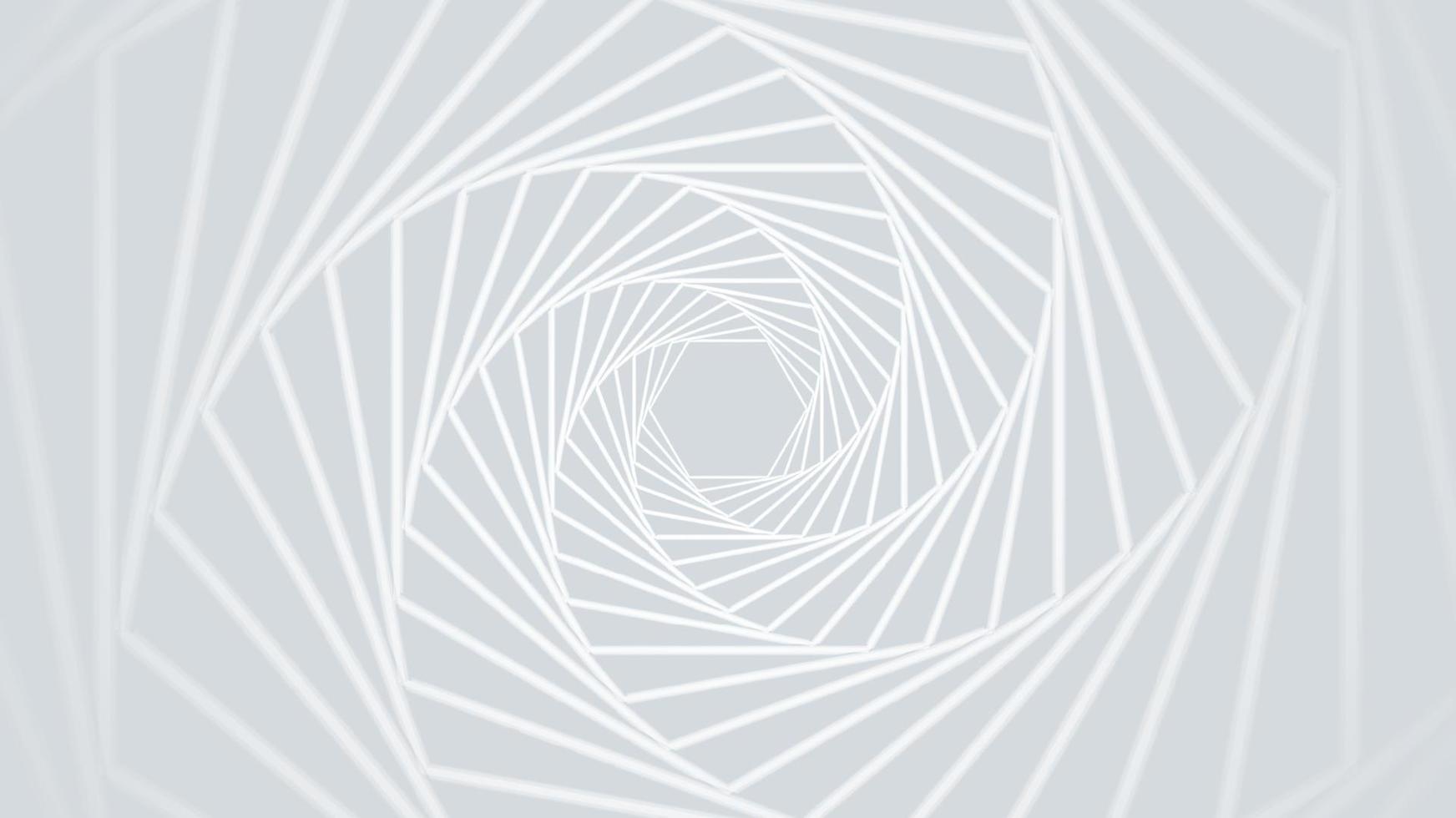 abstraktes weißes gewundenes Linienmuster auf sauberem Hintergrund vektor