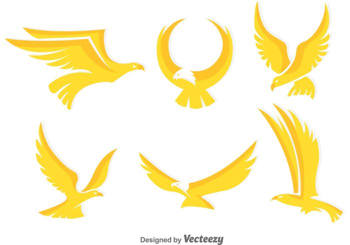 Goldene Eagle Vektoren