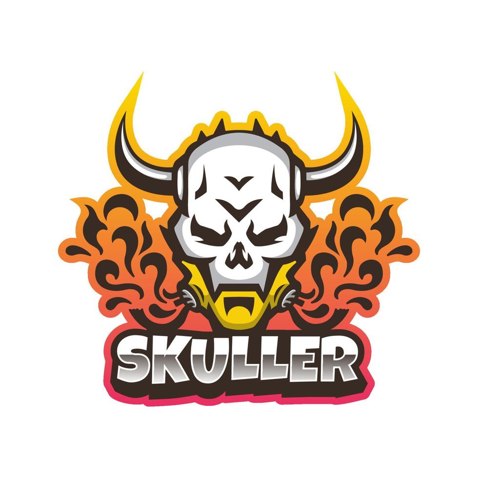 Illustrationsvektorgrafik von Skuller, gut für Logodesign vektor