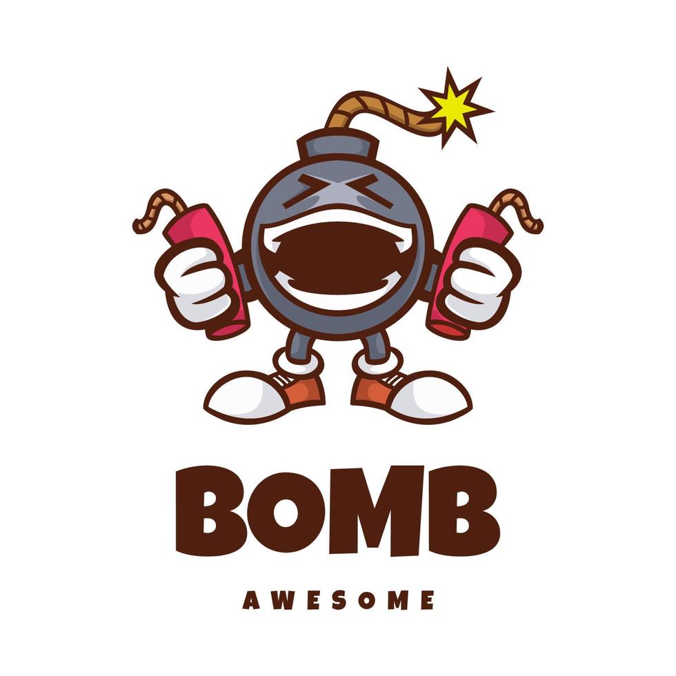 illustration vektorgrafik av bomb, bra för logotypdesign vektor