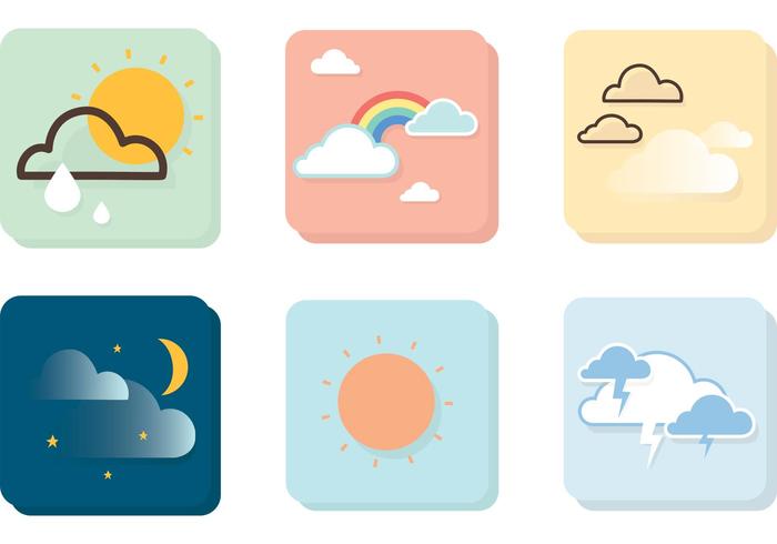 Wetter Vektor Icons