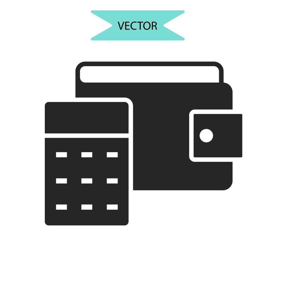 Kapitalsymbole symbolen Vektorelemente für das Infografik-Web vektor