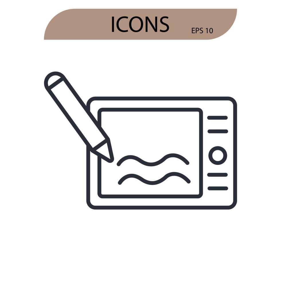 design ikoner symbol vektor element för infographic webben