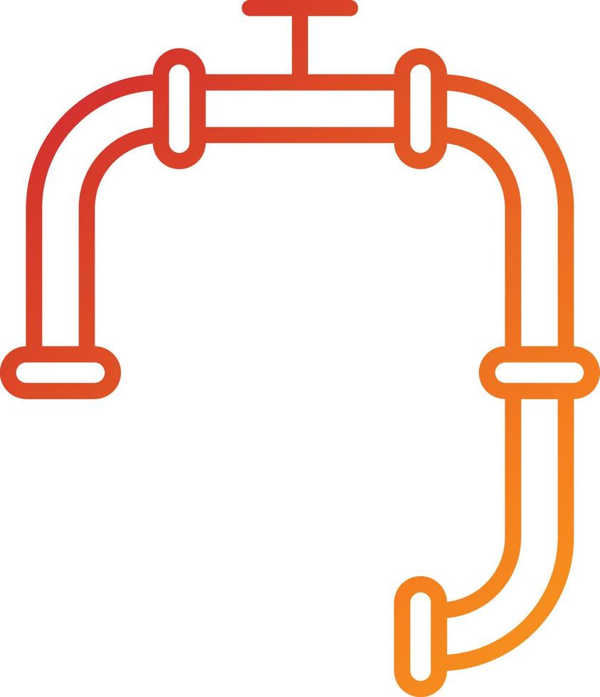Pipeline-Symbolstil vektor