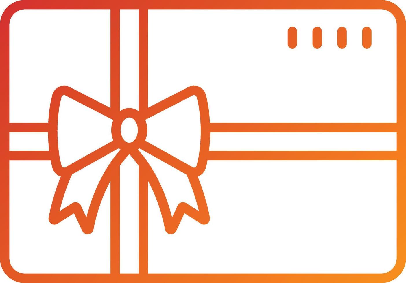 Symbolstil für Geschenkkarten vektor